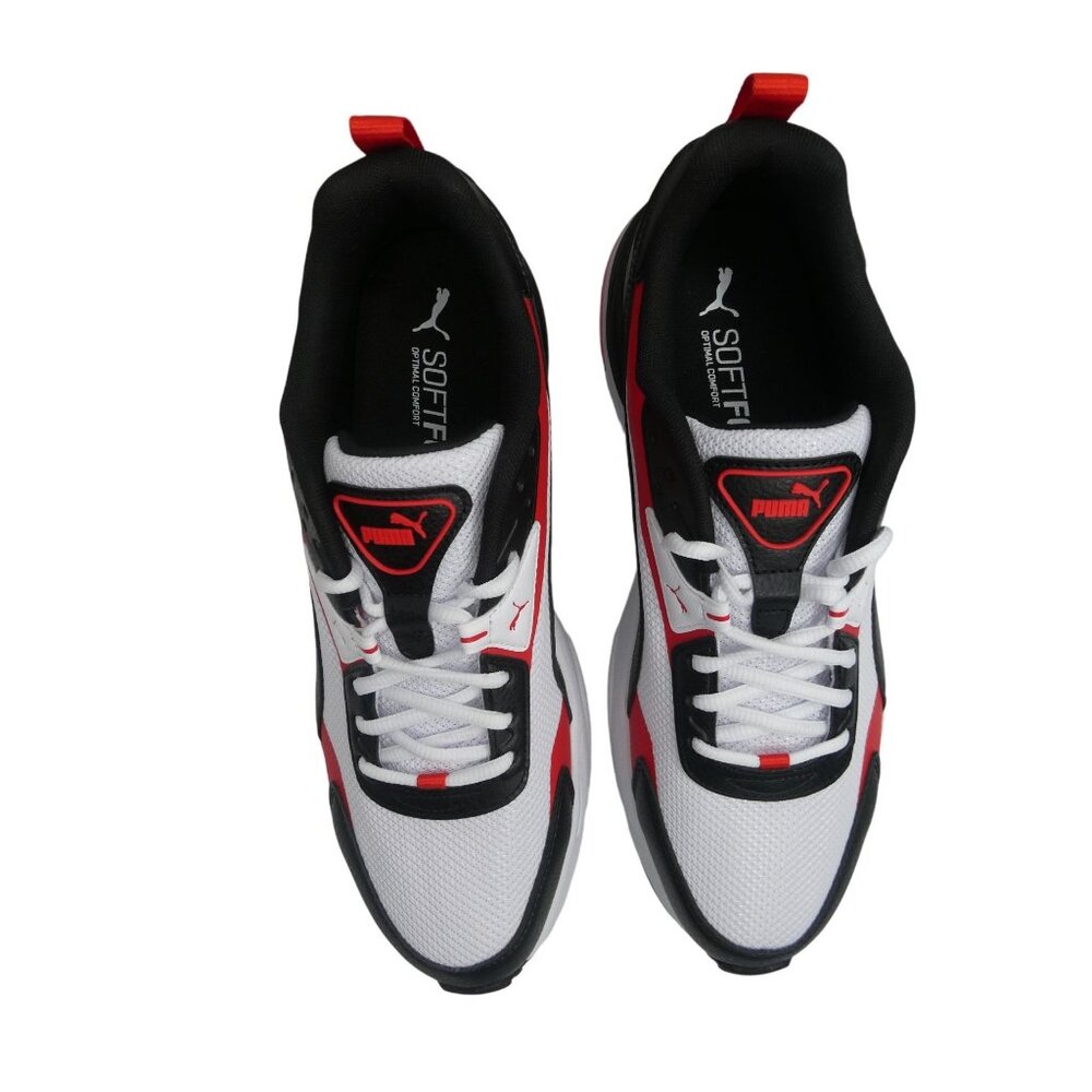 Puma Men's Vis2K Back To Heritage Sneakers White‎ Black Red Size 11 Style 393469